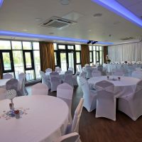 Wedding tables with multiple chairs